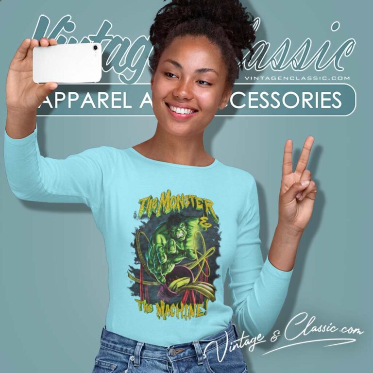 Marvel Hulk The Monster The Machine Long Sleeve Tee Marvel Hulk The Monster The Machine Long Sleeve Tee