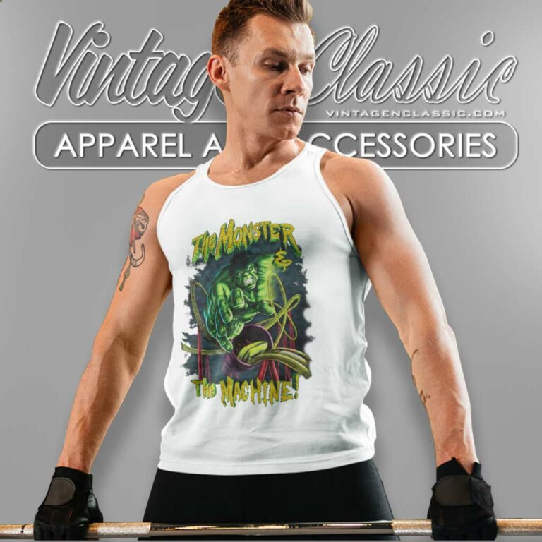 Marvel Hulk The Monster The Machine Tank Top Racerback Marvel Hulk The Monster The Machine Tank Top Racerback
