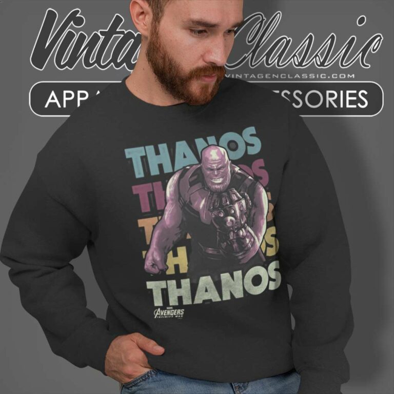 Marvel Infinity War Thanos Sweatshirt Marvel Infinity War Thanos Sweatshirt