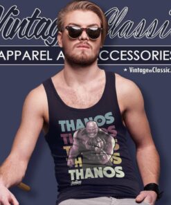 Marvel Infinity War Thanos Tank Top Racerback