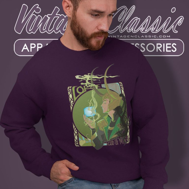 Marvel Loki God Of Mischief Juniors Sweatshirt Marvel Loki God Of Mischief Juniors Sweatshirt