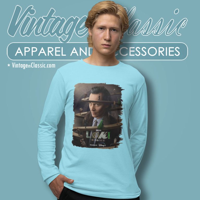 Marvel Loki Laufeyson Poster Long Sleeve Tee Marvel Loki Laufeyson Poster Long Sleeve Tee