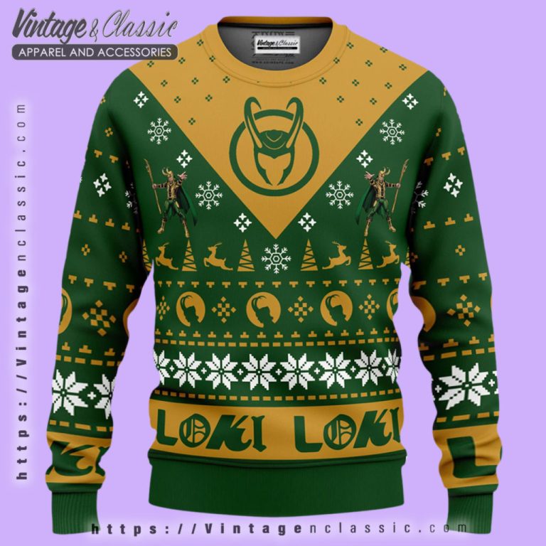 Marvel Loki Laufeyson Ugly Christmas Sweater Ugly Christmas Sweater Marvel Loki Laufeyson Ugly Christmas Sweater Ugly Christmas Sweater