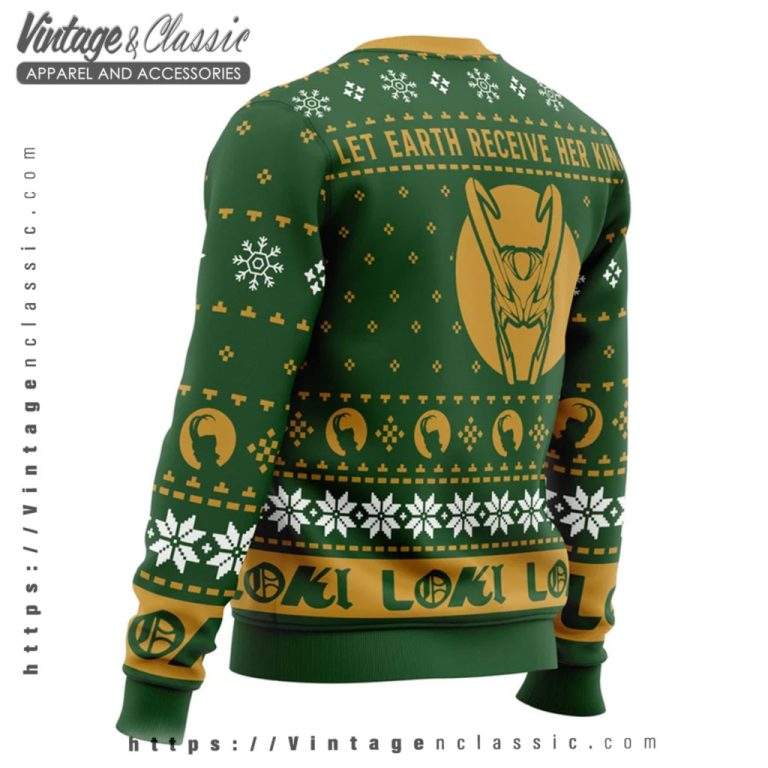 Marvel Loki Laufeyson Ugly Christmas Sweater Ugly Sweater 2 Marvel Loki Laufeyson Ugly Christmas Sweater Ugly Sweater 2