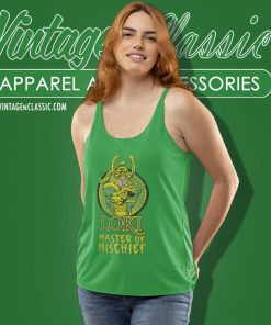 Marvel Loki Master Of Mischief Tank Top Racerback