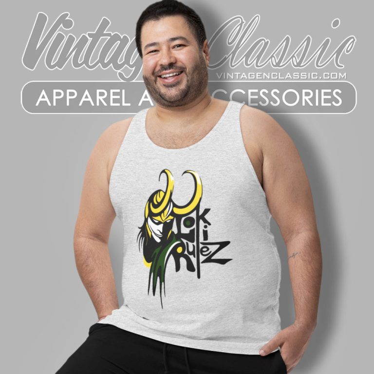 Marvel Loki Ruez Tank Top Racerback Marvel Loki Ruez Tank Top Racerback