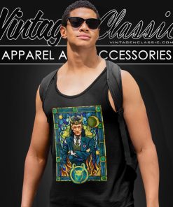 Marvel Loki Stained Glass Portrait Tank Top Racerback