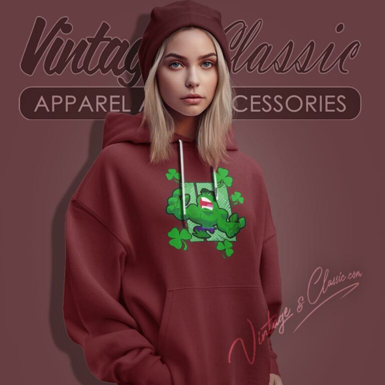 Marvel Mad Clover Hulk Happy St Paddys Day Hoodie Marvel Mad Clover Hulk Happy St Paddys Day Hoodie