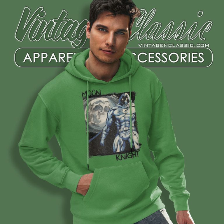 Marvel Marc Spector Moon Knight Hero Graphic Hoodie Marvel Marc Spector Moon Knight Hero Graphic Hoodie