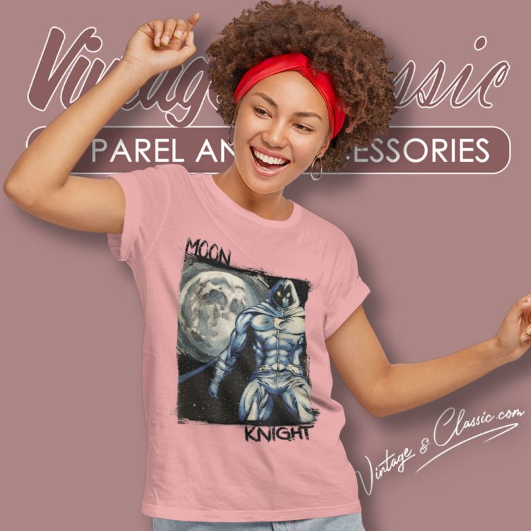 Marvel Marc Spector Moon Knight Hero Graphic Women T Shirt Marvel Marc Spector Moon Knight Hero Graphic Women T Shirt