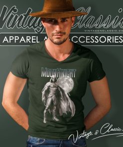 Marvel Moon Knight Poster V Neck TShirt