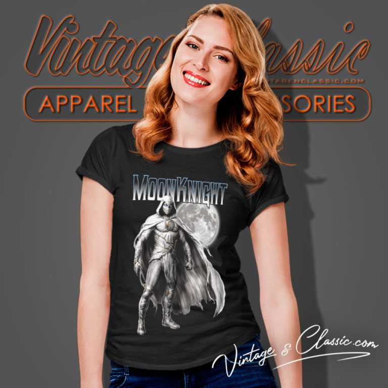 Marvel Moon Knight Poster Women T Shirt Marvel Moon Knight Poster Women T Shirt