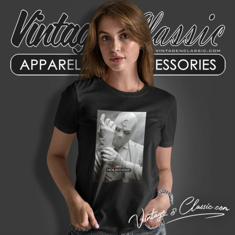 Marvel Moon Knight Shirt Mr Knight Teaser Poster Women T Shirt Marvel Moon Knight Shirt Mr Knight Teaser Poster Women T Shirt