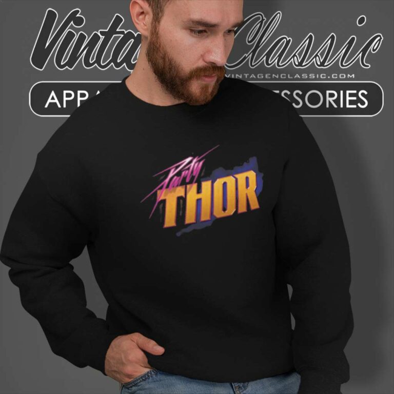 Marvel Party Thor Logo Sweatshirt Marvel Party Thor Logo Sweatshirt