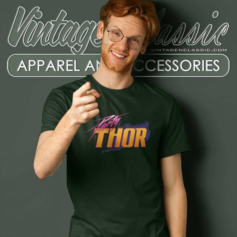Marvel Party Thor Logo T Shirt Marvel Party Thor Logo T Shirt
