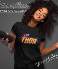 Marvel Party Thor Logo Women TShirt