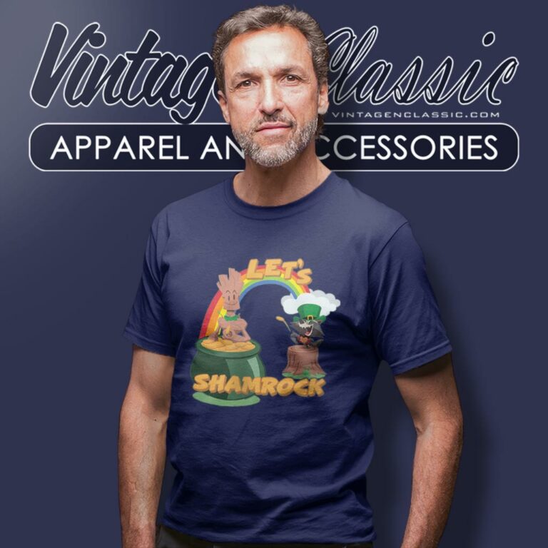 Marvel Rocket And Groot St Patricks Day Lets Shamrock T Shirt Marvel Rocket And Groot St Patricks Day Lets Shamrock T Shirt