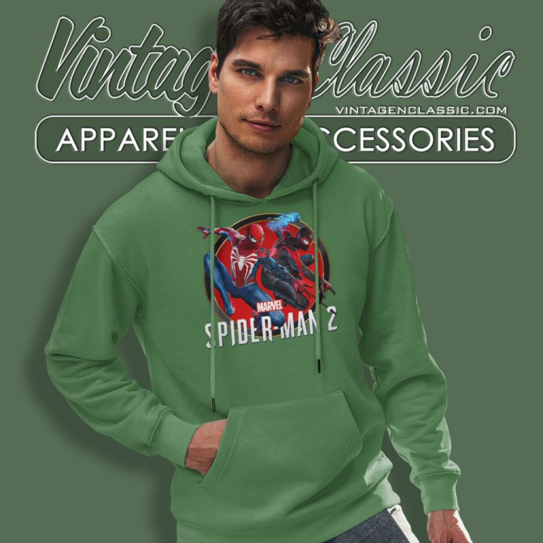 Marvel Spider Man 2 Poster Hoodie Marvel Spider Man 2 Poster Hoodie