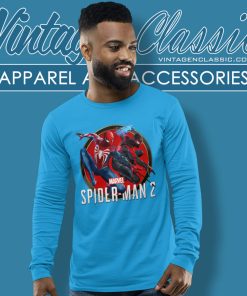 Marvel Spider Man 2 Poster Long Sleeve Tee