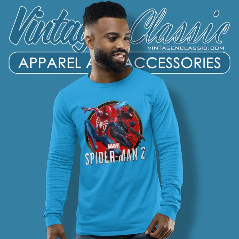 Marvel Spider Man 2 Poster Long Sleeve Tee Marvel Spider Man 2 Poster Long Sleeve Tee