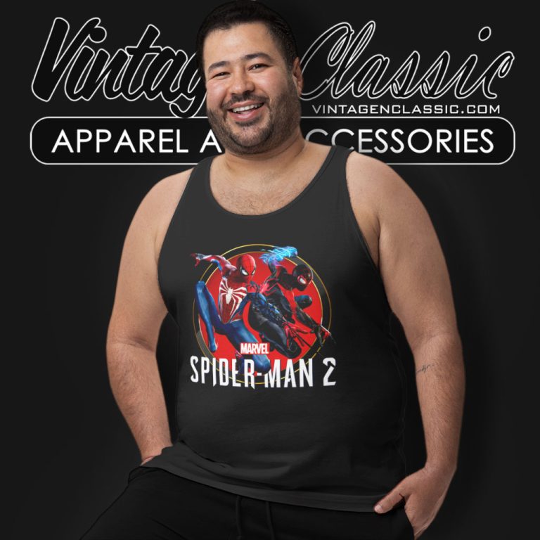 Marvel Spider Man 2 Poster Tank Top Racerback Marvel Spider Man 2 Poster Tank Top Racerback
