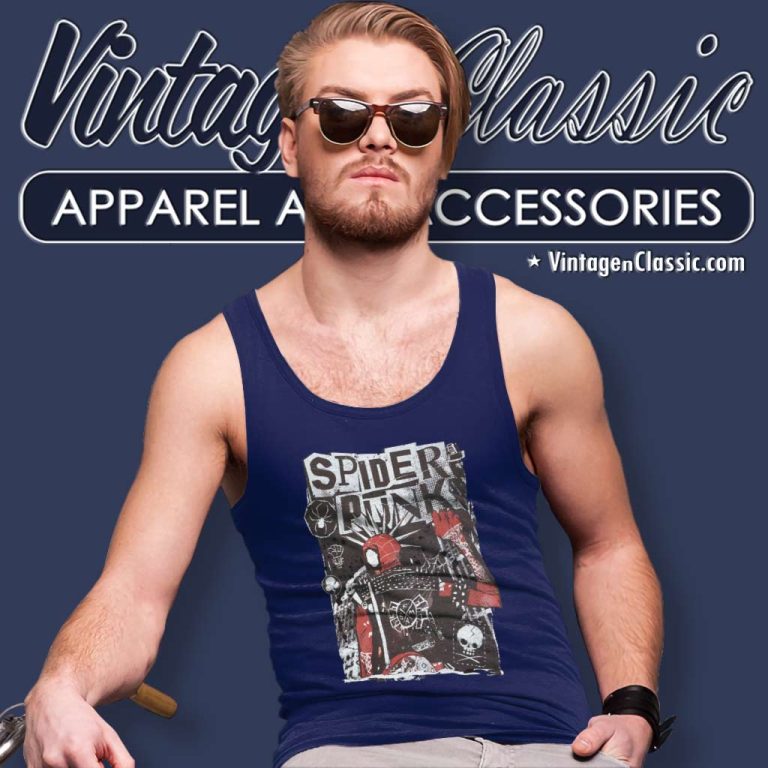 Marvel Spider Man Shirt Spider Punk Tank Top Racerback Marvel Spider Man Shirt Spider Punk Tank Top Racerback