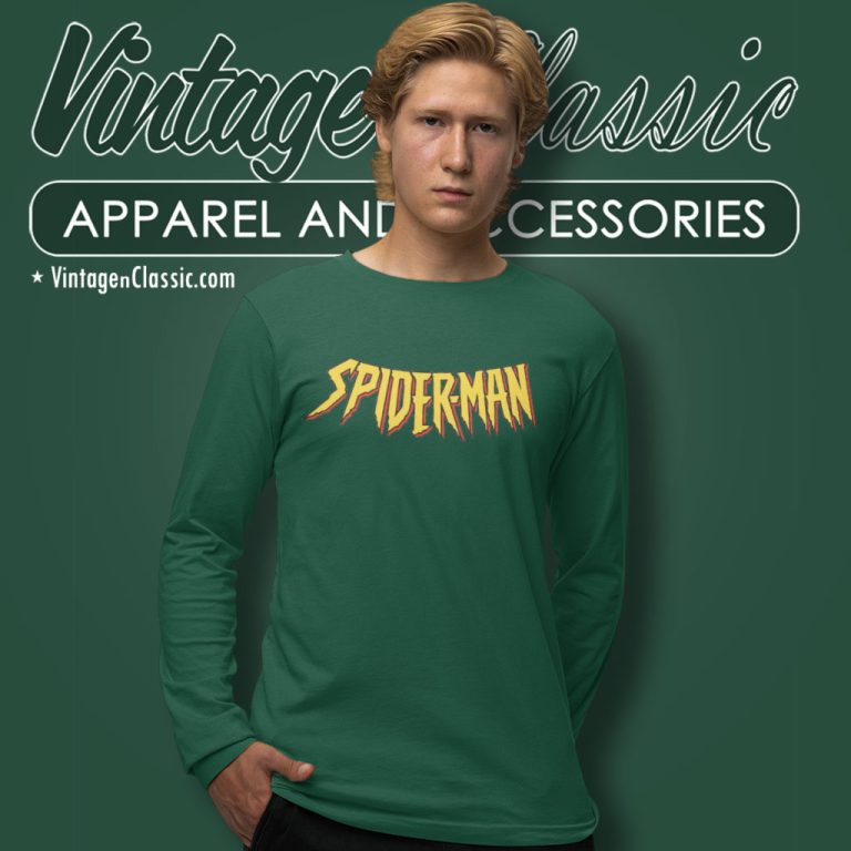 Marvel Spider man Logo Long Sleeve Tee Marvel Spider man Logo Long Sleeve Tee