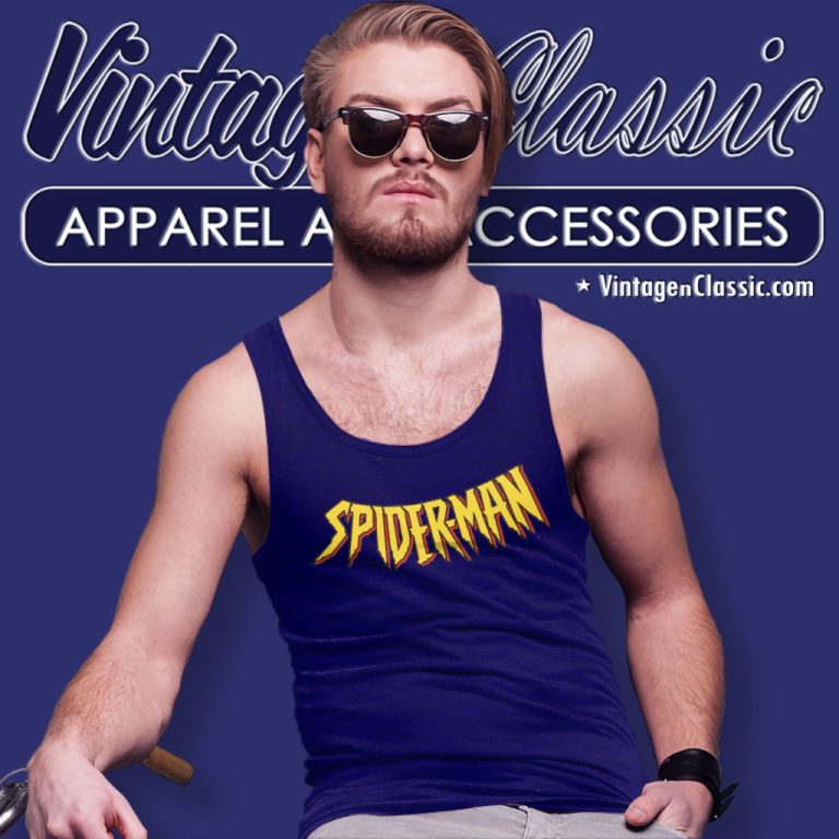 Marvel Spider man Logo Tank Top Racerback Marvel Spider man Logo Tank Top Racerback