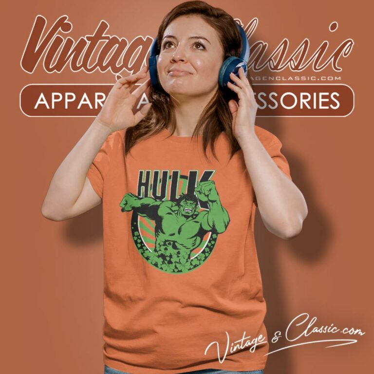 Marvel St Patricks Day Hulk Running Shamrock Women T Shirt Marvel St Patricks Day Hulk Running Shamrock Women T Shirt