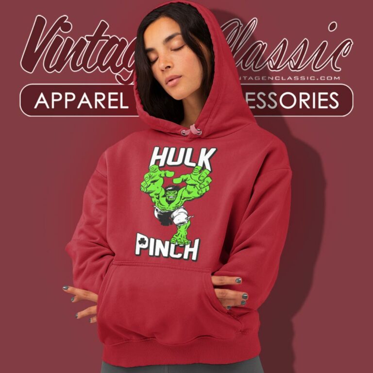 Marvel St Patricks Day Pinching Hulk Hoodie Marvel St Patricks Day Pinching Hulk Hoodie
