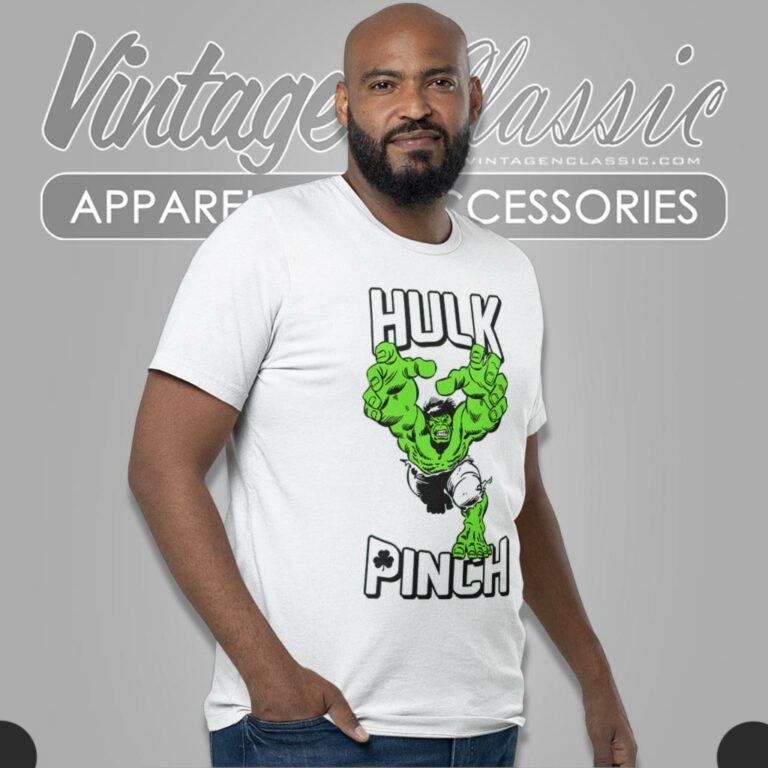 Marvel St Patricks Day Pinching Hulk T Shirt Marvel St Patricks Day Pinching Hulk T Shirt