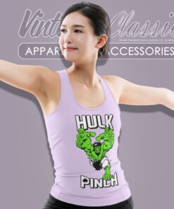 Marvel St Patricks Day Pinching Hulk Tank Top Racerback