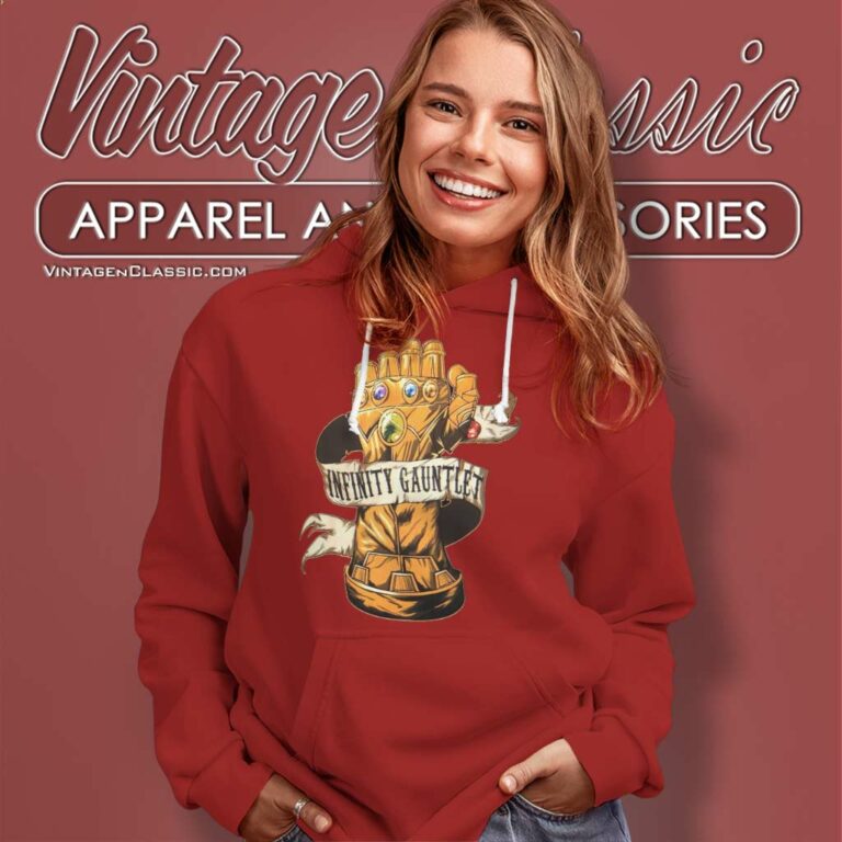 Marvel Thanos Infinity Gauntlet Hoodie Marvel Thanos Infinity Gauntlet Hoodie