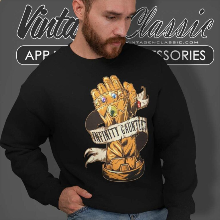 Marvel Thanos Infinity Gauntlet Sweatshirt Marvel Thanos Infinity Gauntlet Sweatshirt