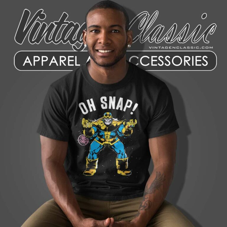 Marvel Thanos Oh Snap T Shirt Marvel Thanos Oh Snap T Shirt