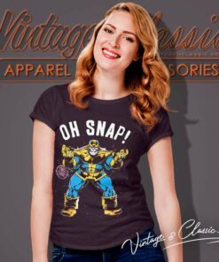 Marvel Thanos Oh Snap Women TShirt