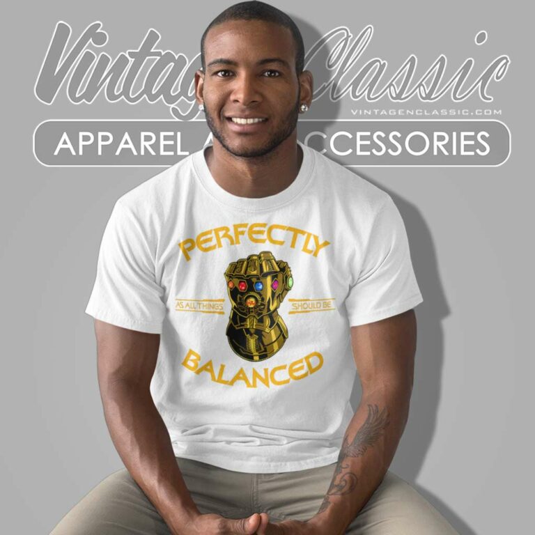 Marvel Thanos Perfectly Balanced T Shirt Marvel Thanos Perfectly Balanced T Shirt