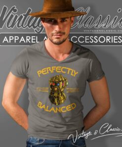 Marvel Thanos Perfectly Balanced V Neck TShirt