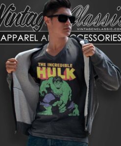 Marvel The Incredible Hulk V Neck TShirt