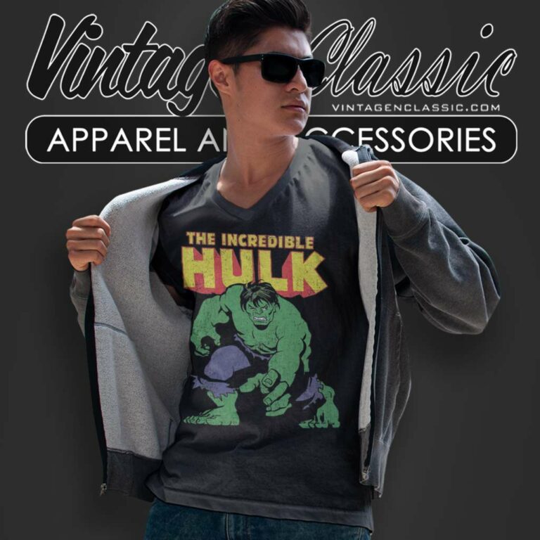 Marvel The Incredible Hulk V Neck TShirt Marvel The Incredible Hulk V Neck TShirt