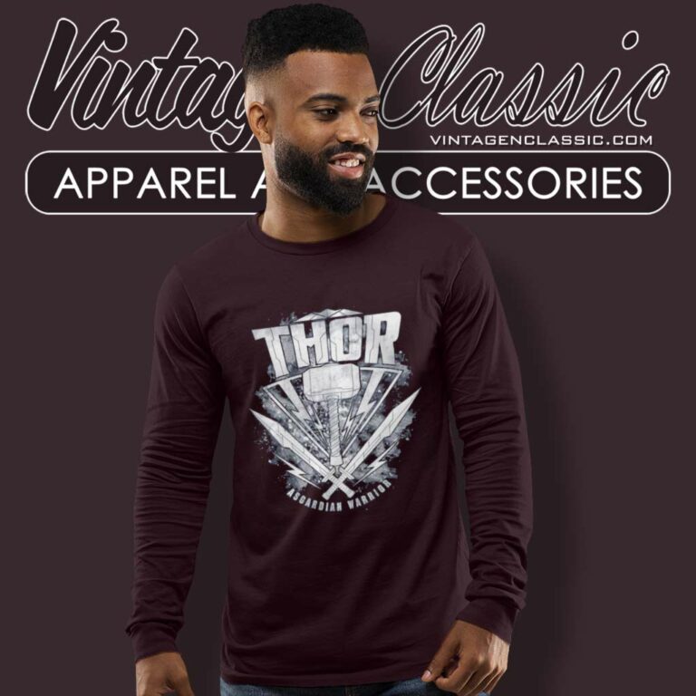 Marvel Thor Asgardian Warrior Long Sleeve Tee Marvel Thor Asgardian Warrior Long Sleeve Tee