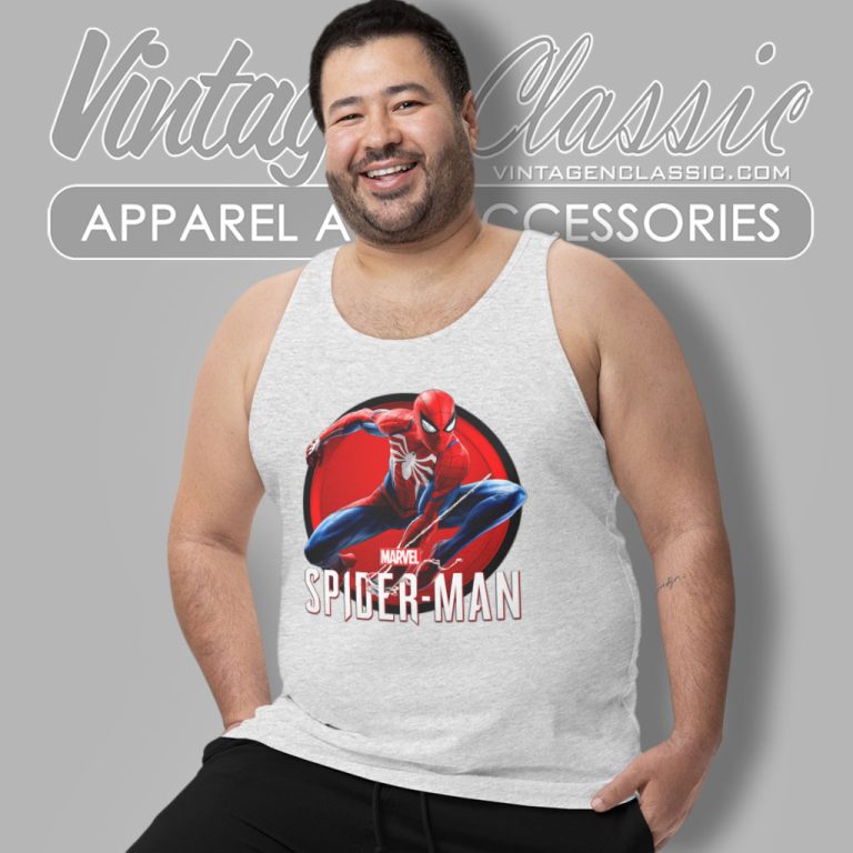 Marvels Spider Man Shirt Remastered Ps5 Tank Top Racerback Marvels Spider Man Shirt Remastered Ps5 Tank Top Racerback