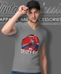Marvels Spider Man Shirt Remastered Ps5 V Neck TShirt