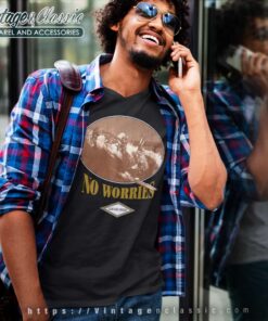 Marvin Bugs Bunny Tasmania No Worries V Neck TShirt