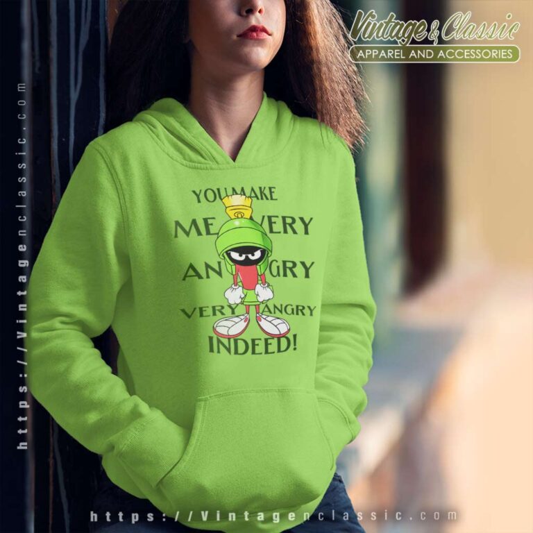 Marvin The Martian Angry Looney Tunes Hoodie Marvin The Martian Angry Looney Tunes Hoodie