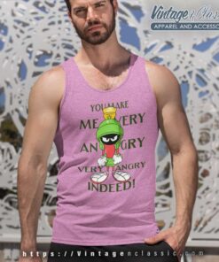 Marvin The Martian Angry Looney Tunes Tank Top Racerback