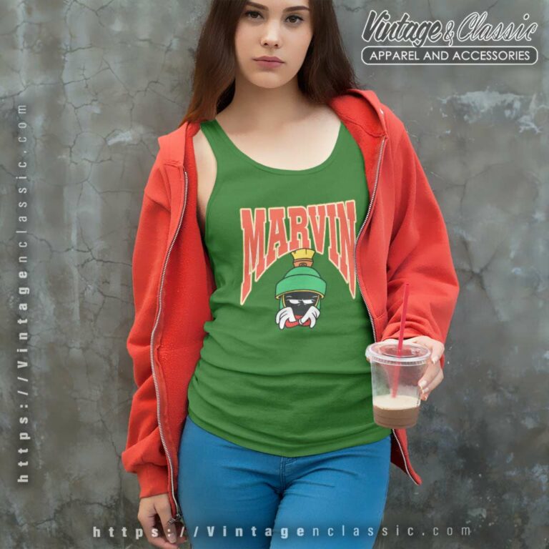Marvin The Martian Pout Tank Top Racerback Marvin The Martian Pout Tank Top Racerback