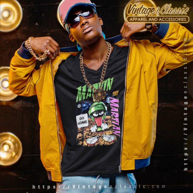 Marvin The Martian Shirt Go Home V Neck TShirt Marvin The Martian Shirt Go Home V Neck TShirt