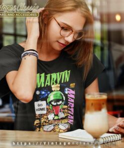 Marvin The Martian Shirt Go Home Women TShirt