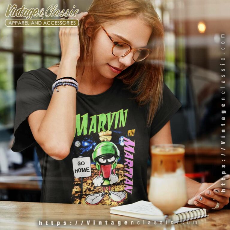Marvin The Martian Shirt Go Home Women TShirt Marvin The Martian Shirt Go Home Women TShirt